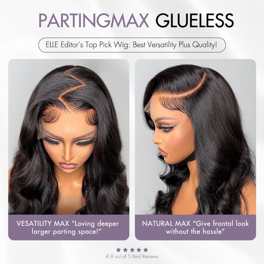 Hair Parting Max Glueless Wig Loose Body Wave 7x6 Closure HD Lace Pre Plucked & Bleached Ready to Go